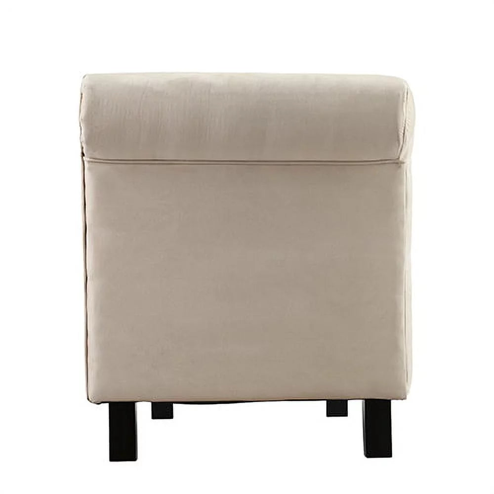Khaki Chaise Lounge with Storage T92854