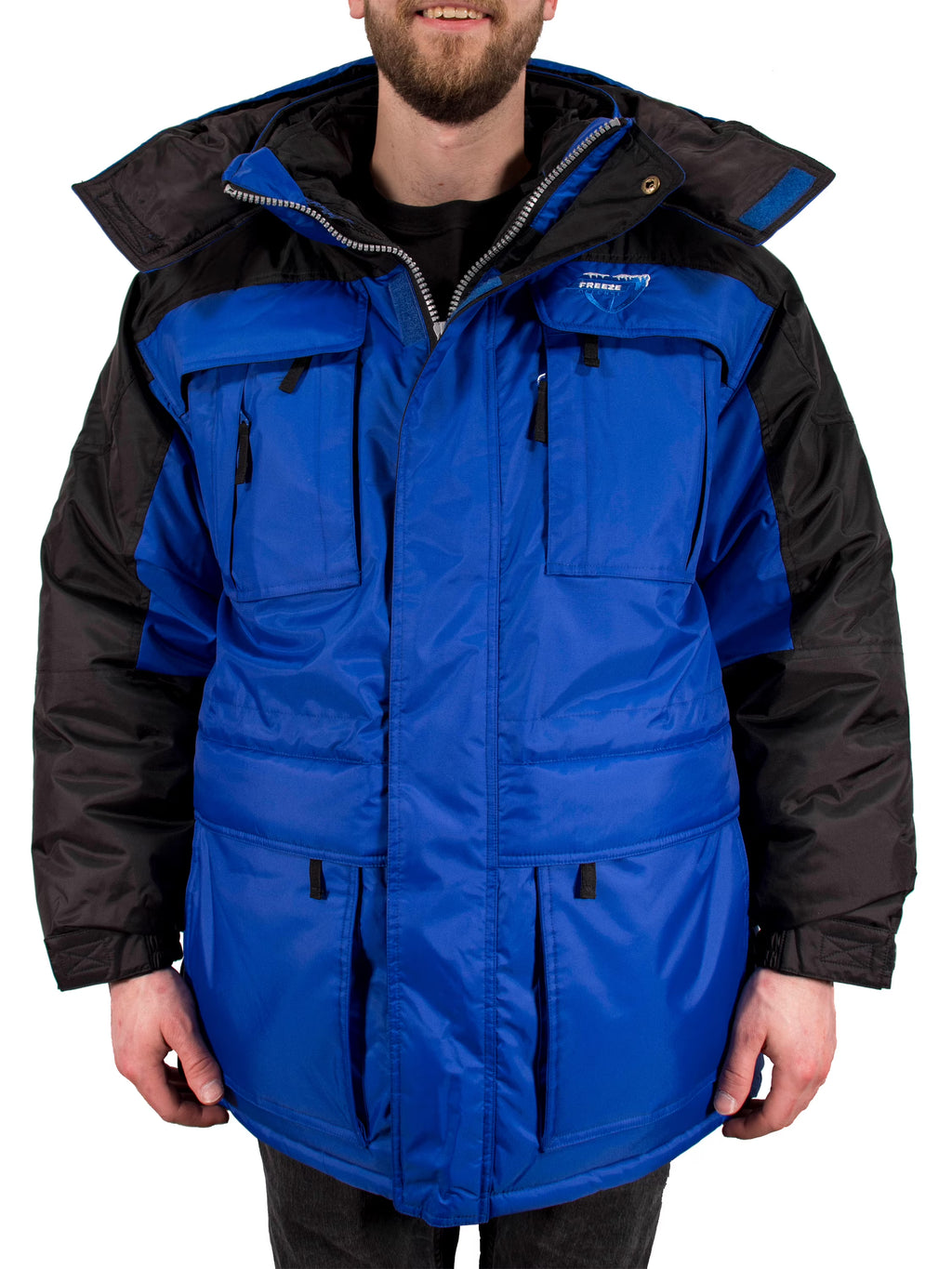 3in1 Winter Jacket Coat Parka & Vest (4XL, Blue) L590381
