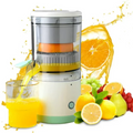 Electric Citrus Juicer USB Rechargeable White-Blue V96341