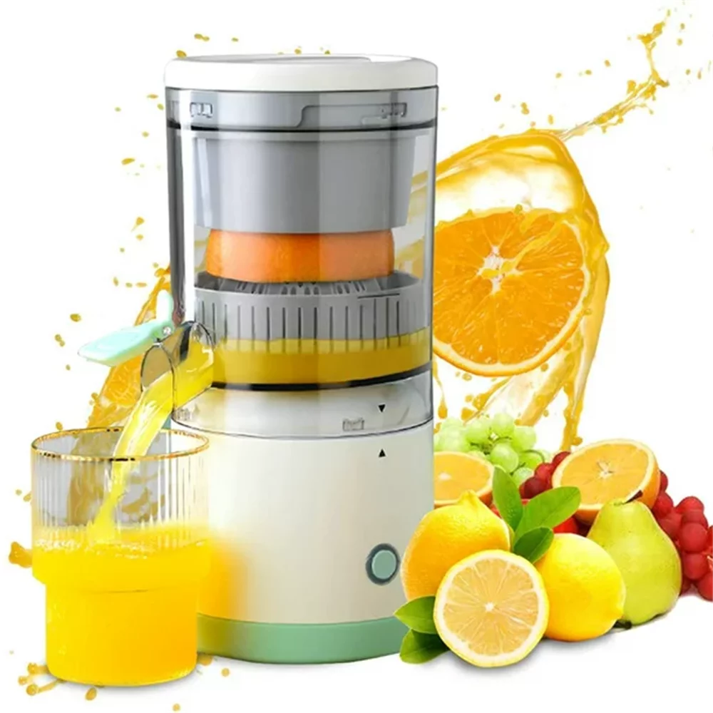 Electric Citrus Juicer USB Rechargeable White-Blue V96341