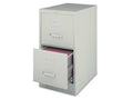 Light Gray 2 Drawer Vertical File Cabinet C9442