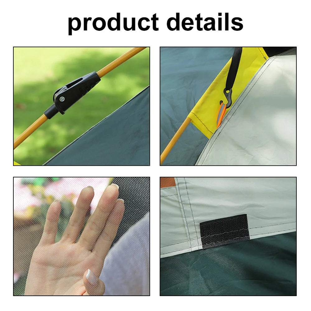 3 4 Person Windproof Rainproof Camping Tent F3292
