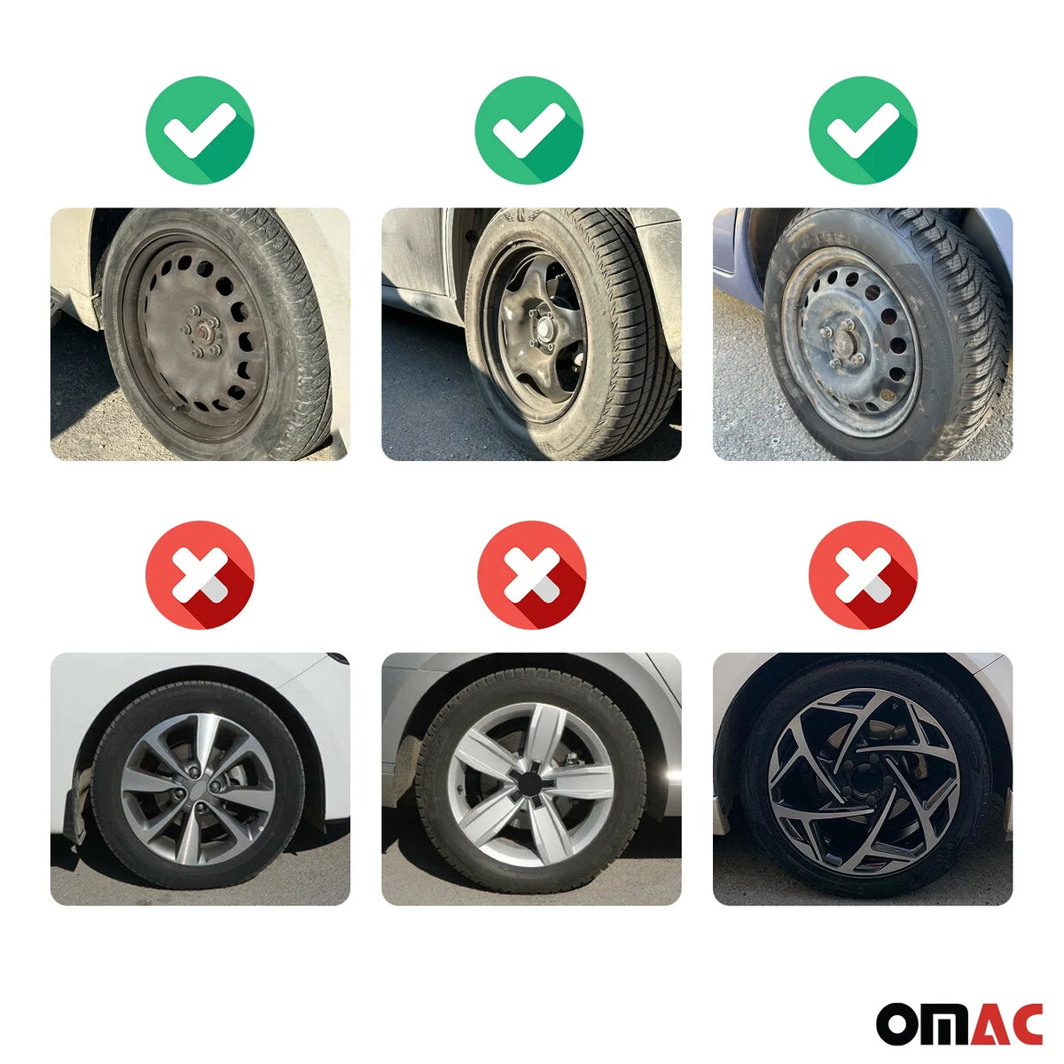 16 Sport Wheel Cover Set of 4 R16 Steel Tire Rim M468427