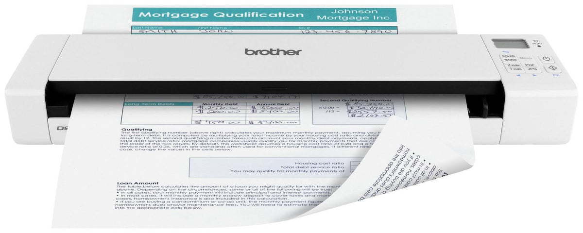 Wireless Duplex Mobile Color Page Scanner O7380