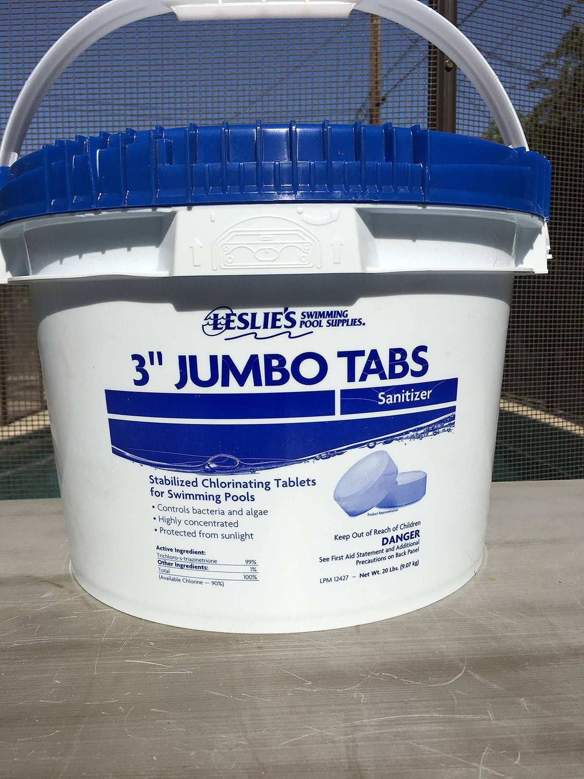 20 lb Jumbo Tabs Chlorine Bucket K4545
