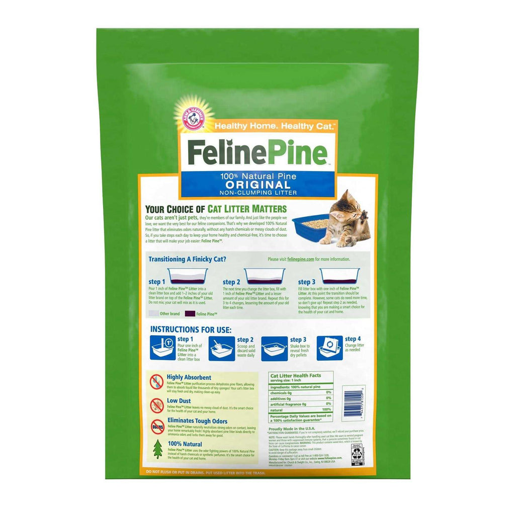 Feline Pine Cat Litter Original W1875