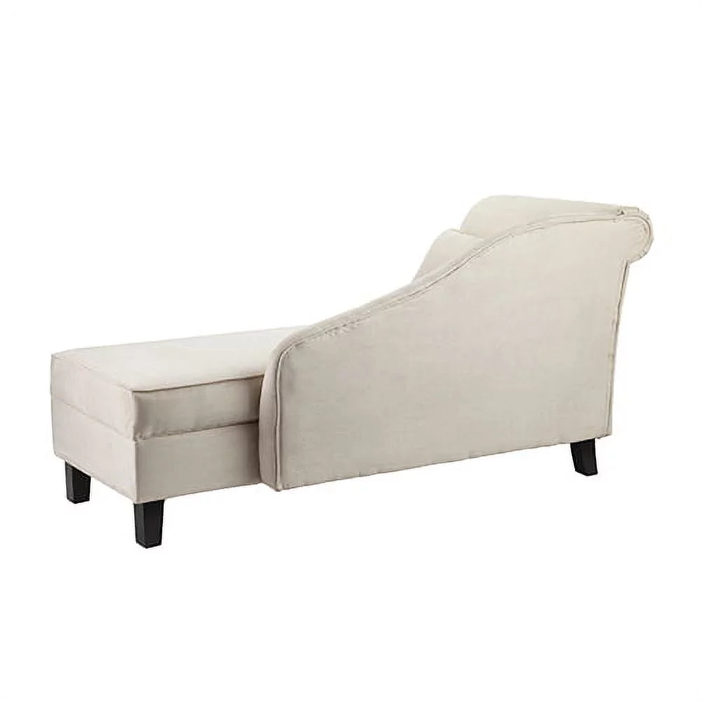 Khaki Chaise Lounge with Storage T92854