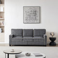 Dark Grey Corduroy Sofa with Storage K55689
