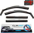 4pcs in-Channel Window Deflectors for Chevrolet Silverado/GMC Sierra 1500 Crew Cab C21854