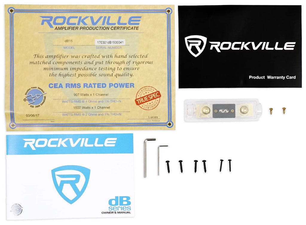 6000 Watt Peak Mono 2 Ohm Amplifier H72809