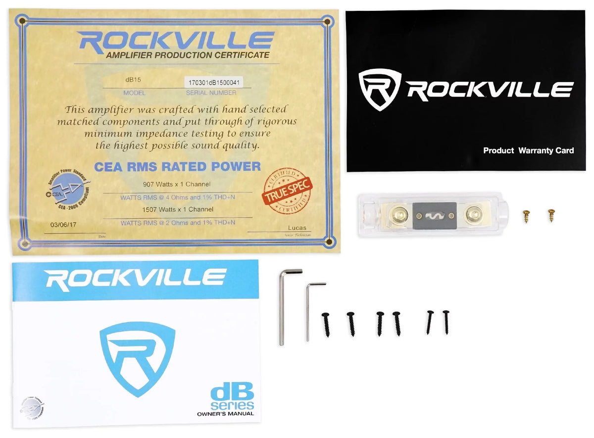 6000 Watt Peak Mono 2 Ohm Amplifier H72809