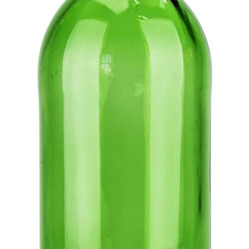 Green Glass Wine Bottle With Stopper, Swing Top V8788