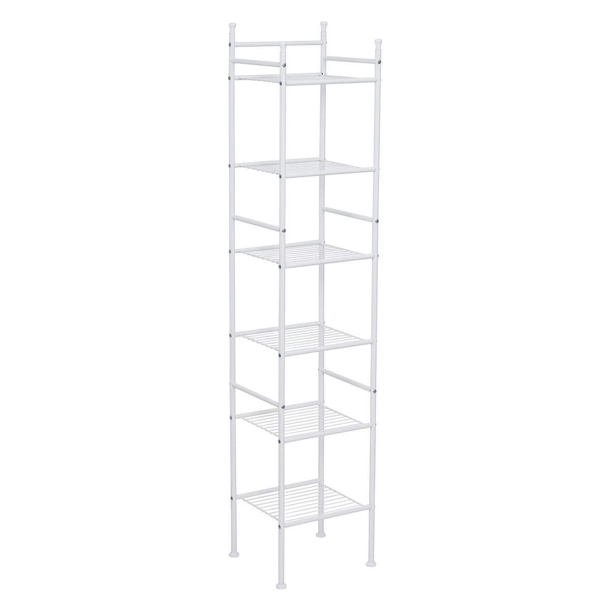 6-Shelf Steel Bathroom Storage Shelves M7457