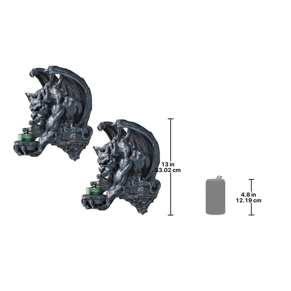 Gargoyle Wall Sconce Set of Two A792