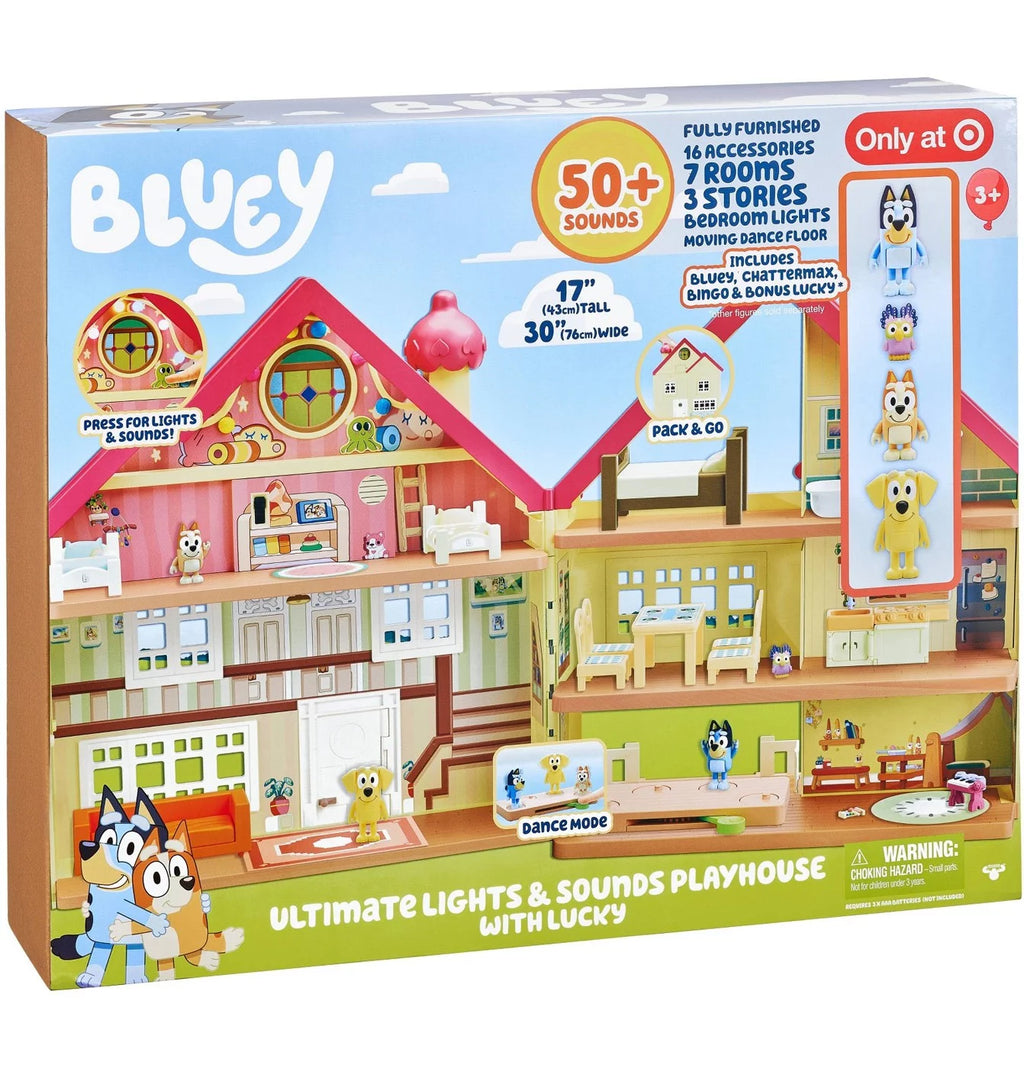 Bluey Lights & Sounds Playhouse Playset E164