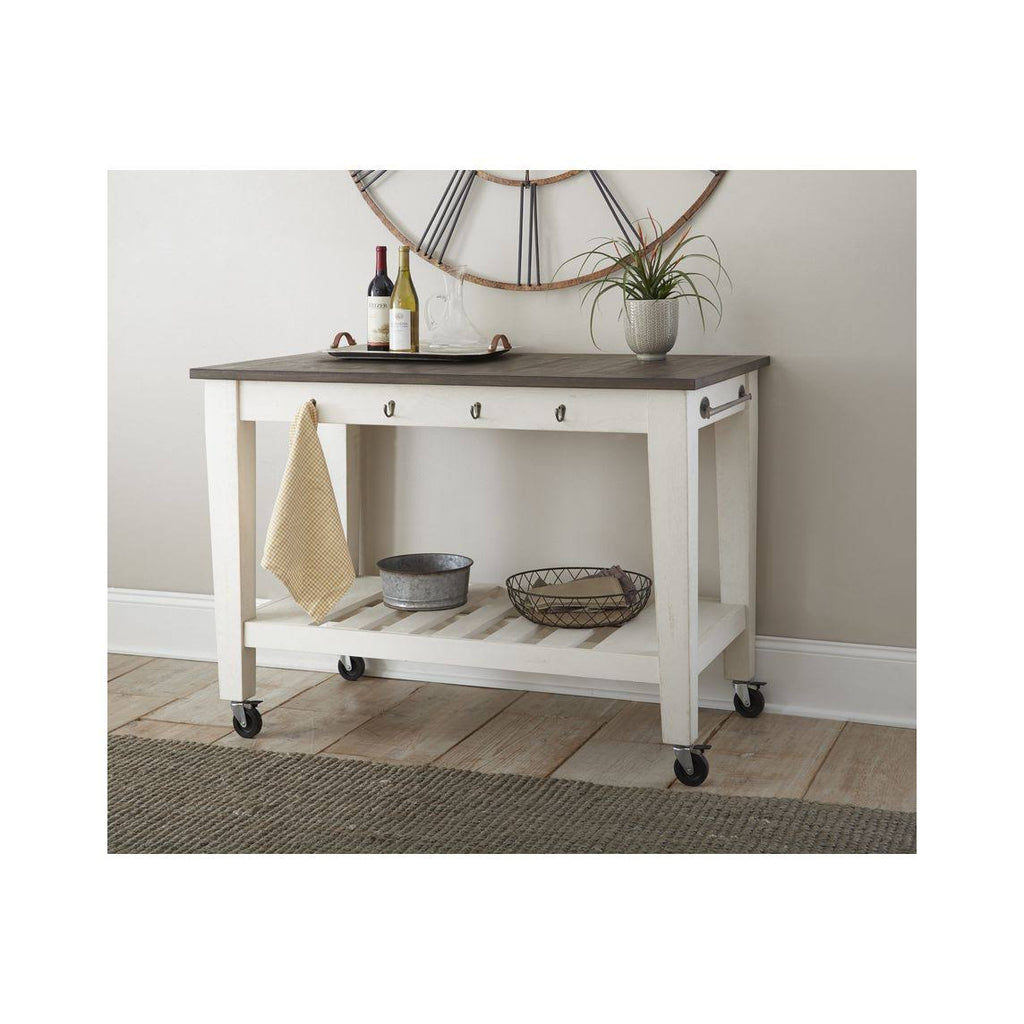 White Kitchen Cart T7475