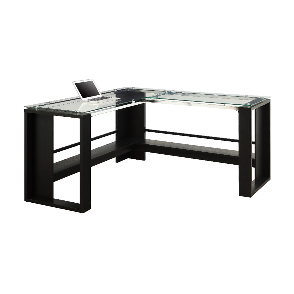 Espresso L-Shape Corner Desk R9513