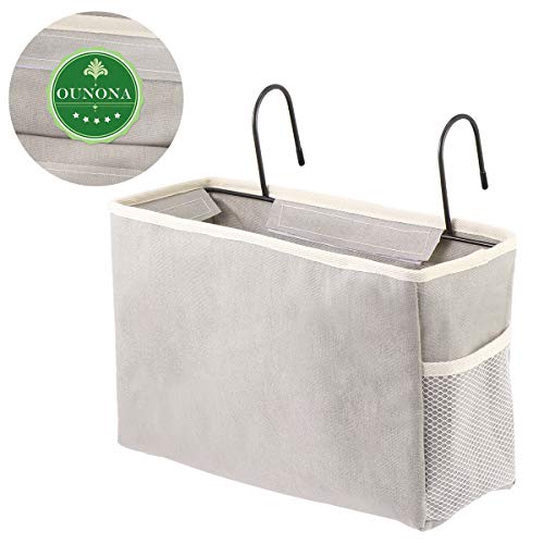 Black Hanging Bedside Organizer L8407