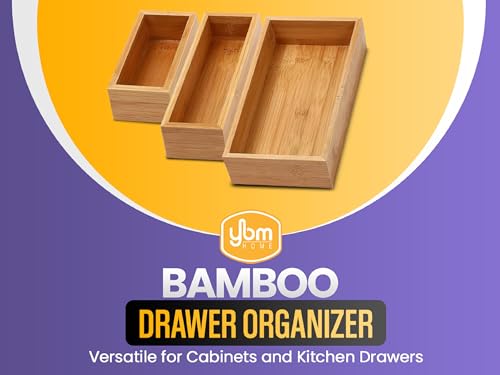3x9x2 Natural Drawer Organizer Storage Box B324