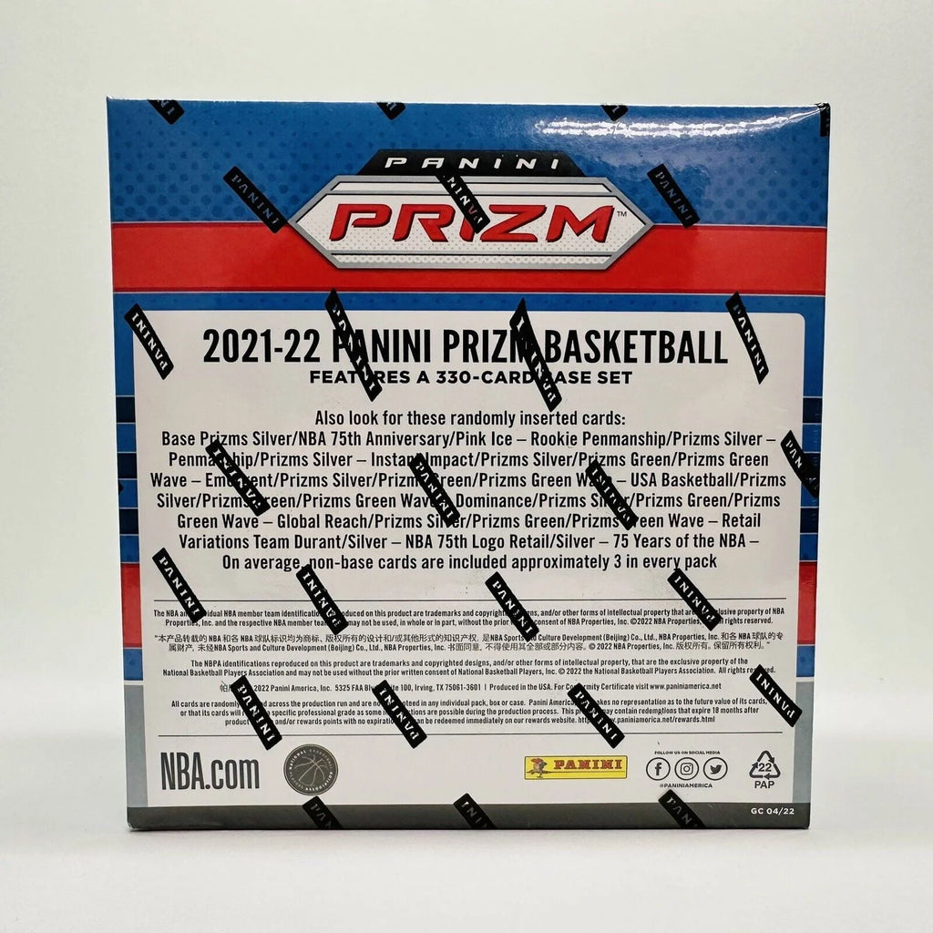 2021-22 Panini Prizm Basketball Mega Box Trading Cards L3131