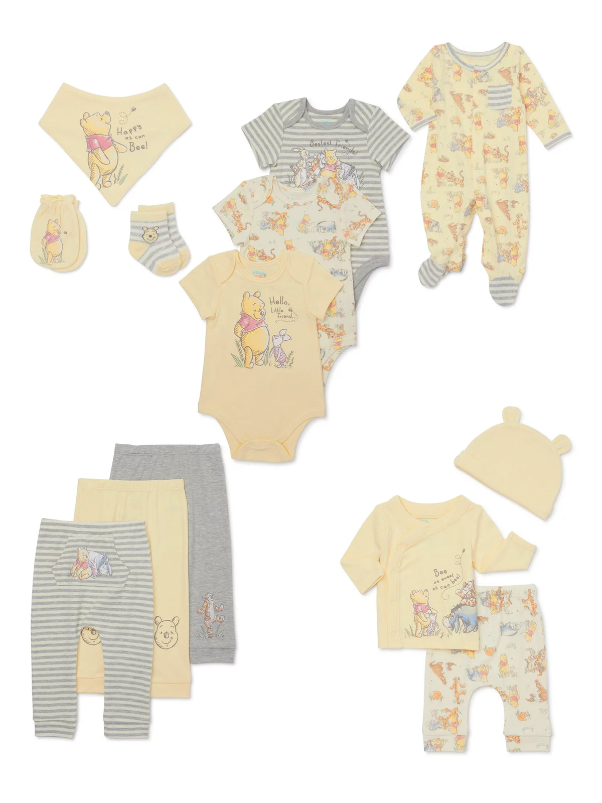 13-Piece Layette Gift Set Bundle, Sizes NB-3/6M Z4834