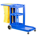 Janitor Cart with Vinyl Bag Q384