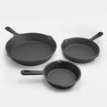 3 Pc Cast Iron Skillet Set S10510