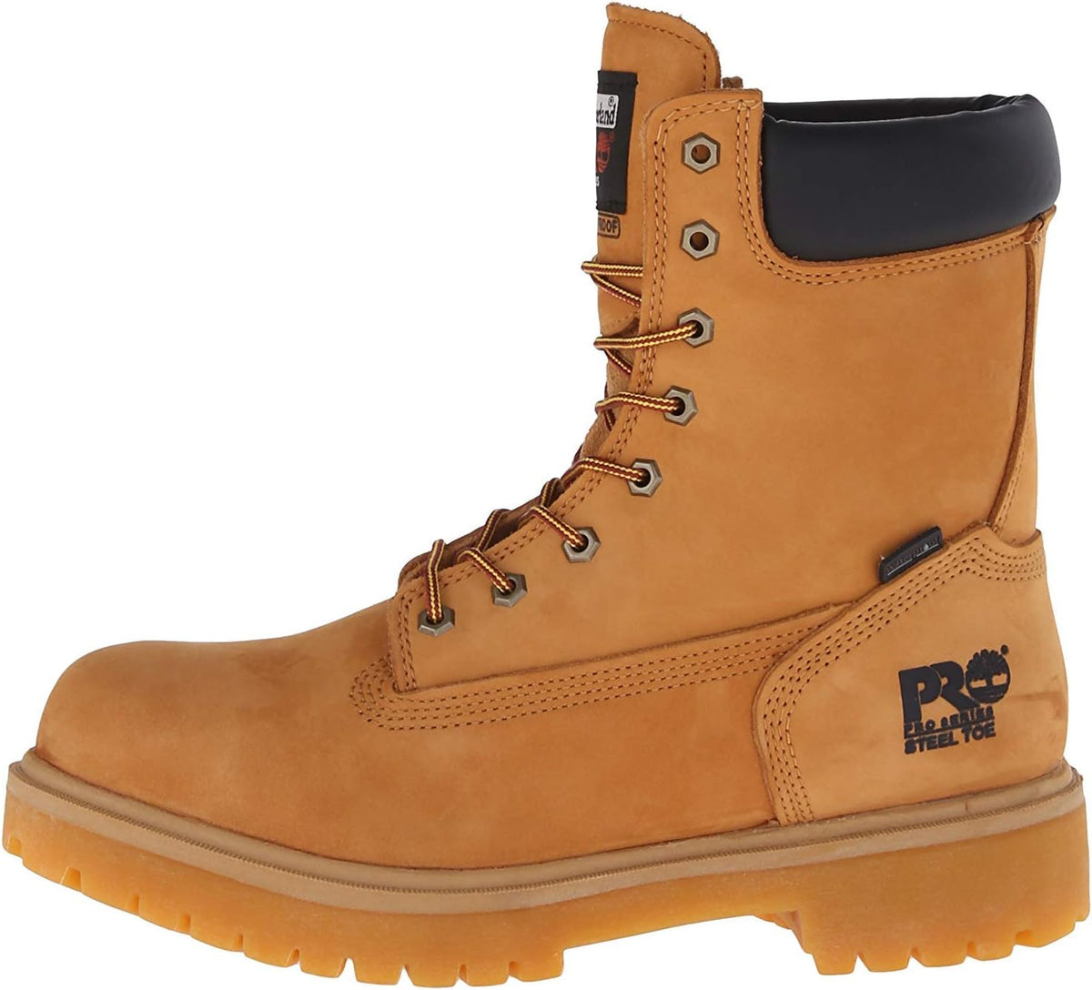 Wheat Nubuck 8 Inch Work Boots P5854