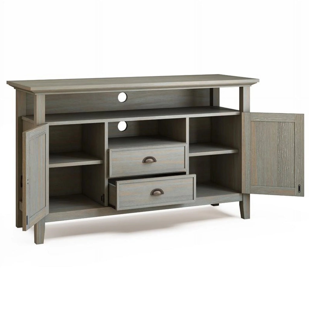 54" Gray Wood TV Media Stand H767241