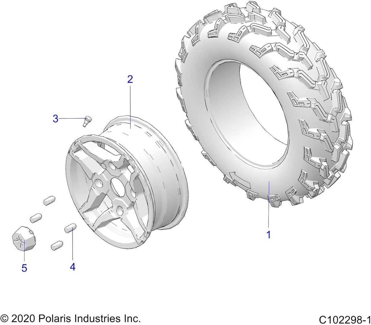 26x8-R14 AT Tire V512103