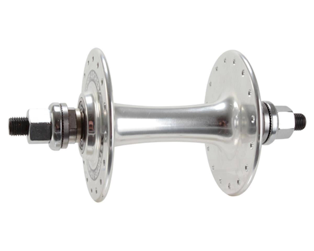 Track Front Hub 32H Silver Anodized O34389