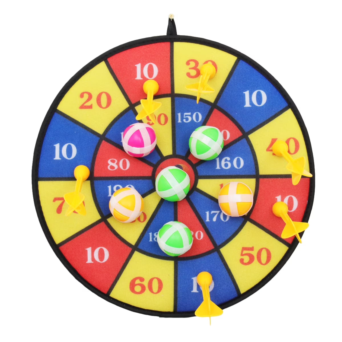 Flocking Dart Board with 4pcs Darts Dartboard Set F349