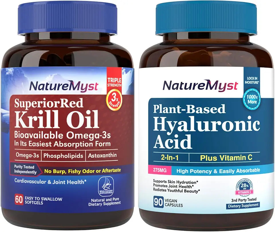 Krill Oil and Hyaluronic Acid Bundle Non-GMO N406