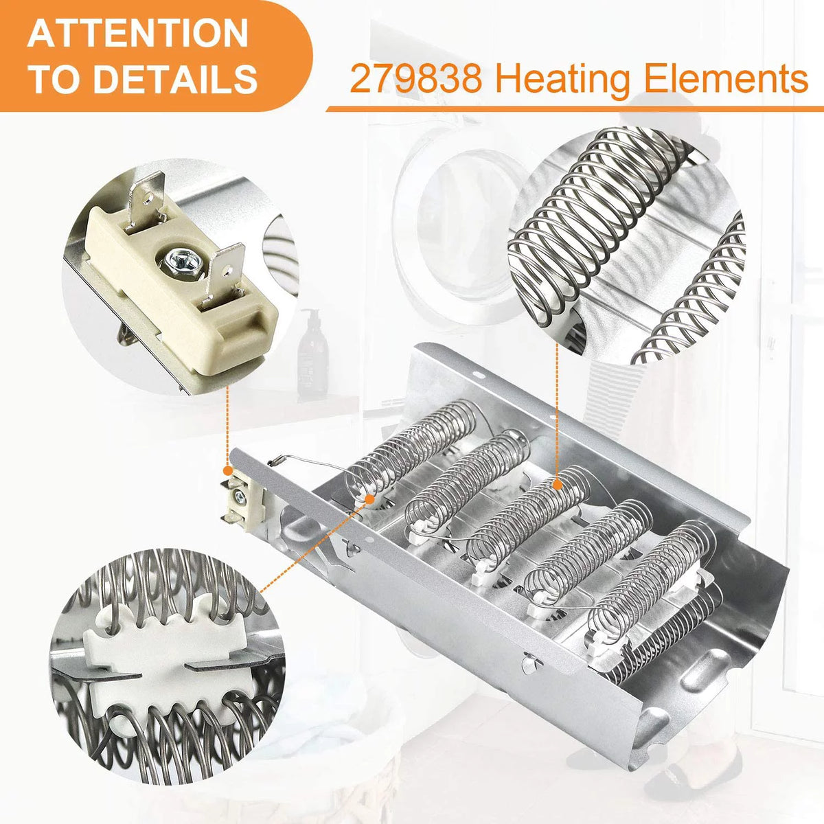 Dryer Heating Element Kit with Thermostat I4921