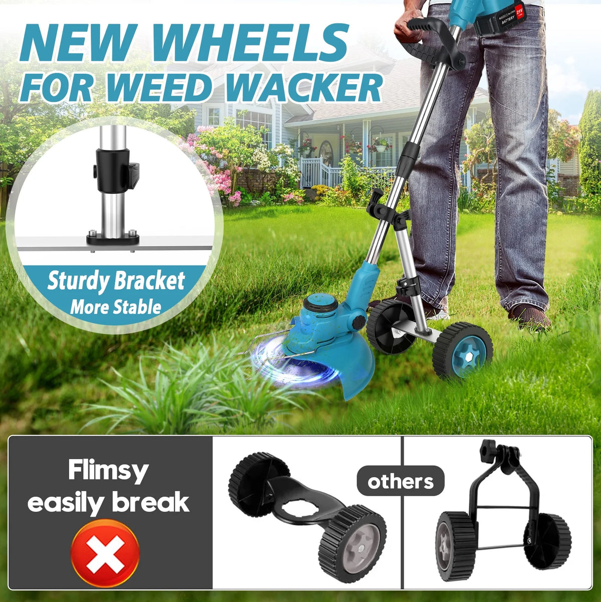 Cordless Electric String Trimmer Edger I855614