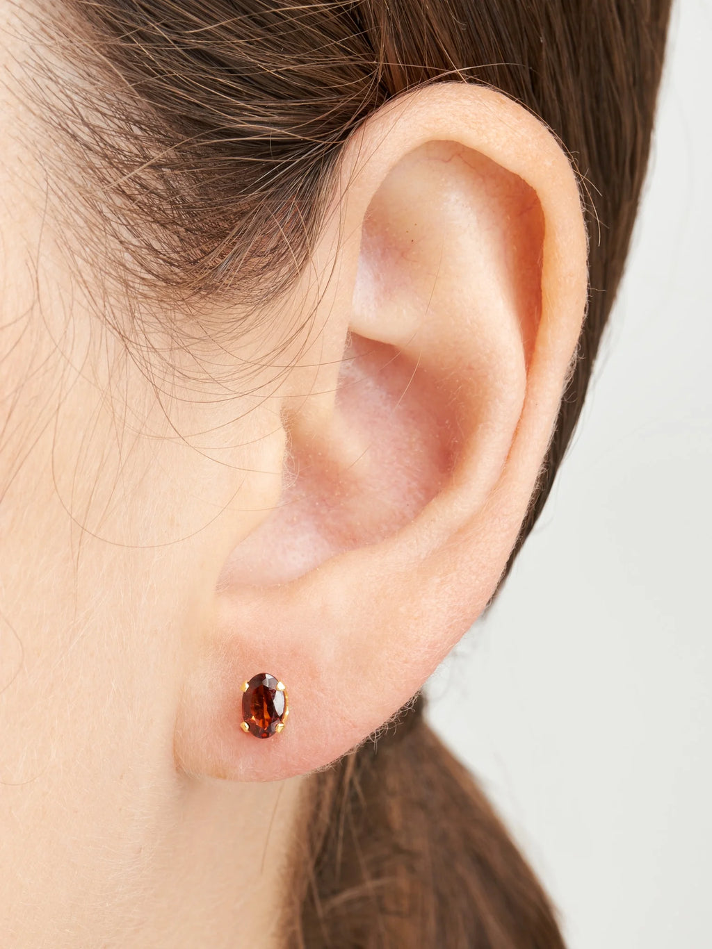 18K Gold over Sterling Silver Stud Earring Set Y98454