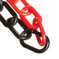 Black/Red Plastic Chain Barrier O347353
