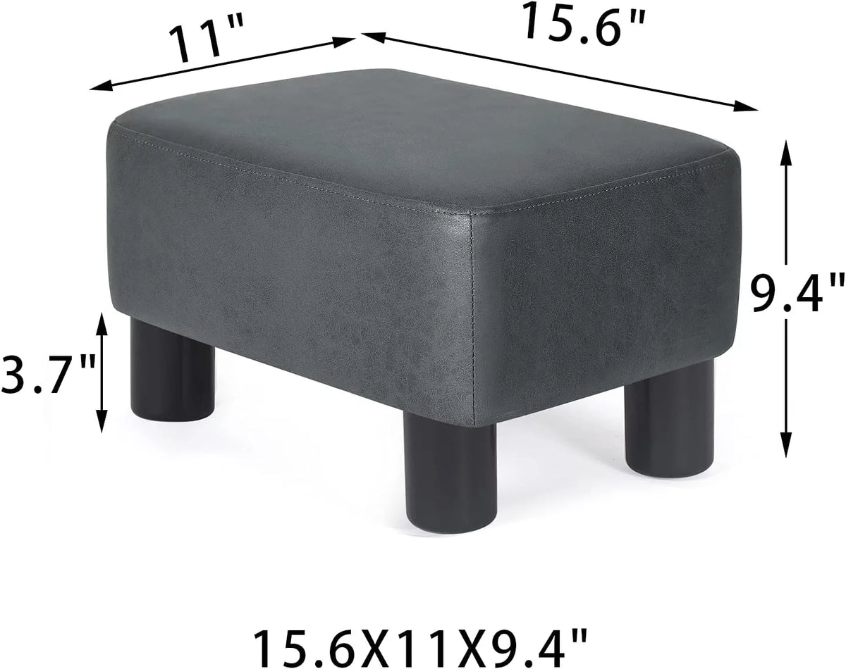 Fabric Rectangular Footstool Ottoman E1655