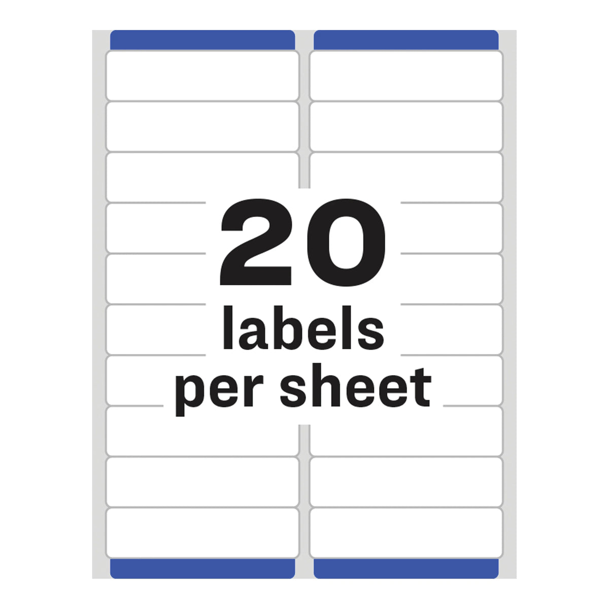 Avery Easy Peel Address Labels, Permanent Adhesive, 1" x 4", 2,000 Labels N1937