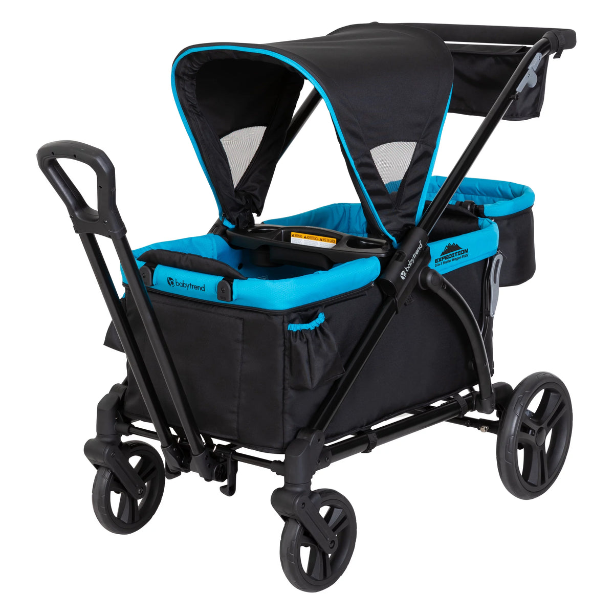 Black 2-in-1 Stroller Wagon J555824