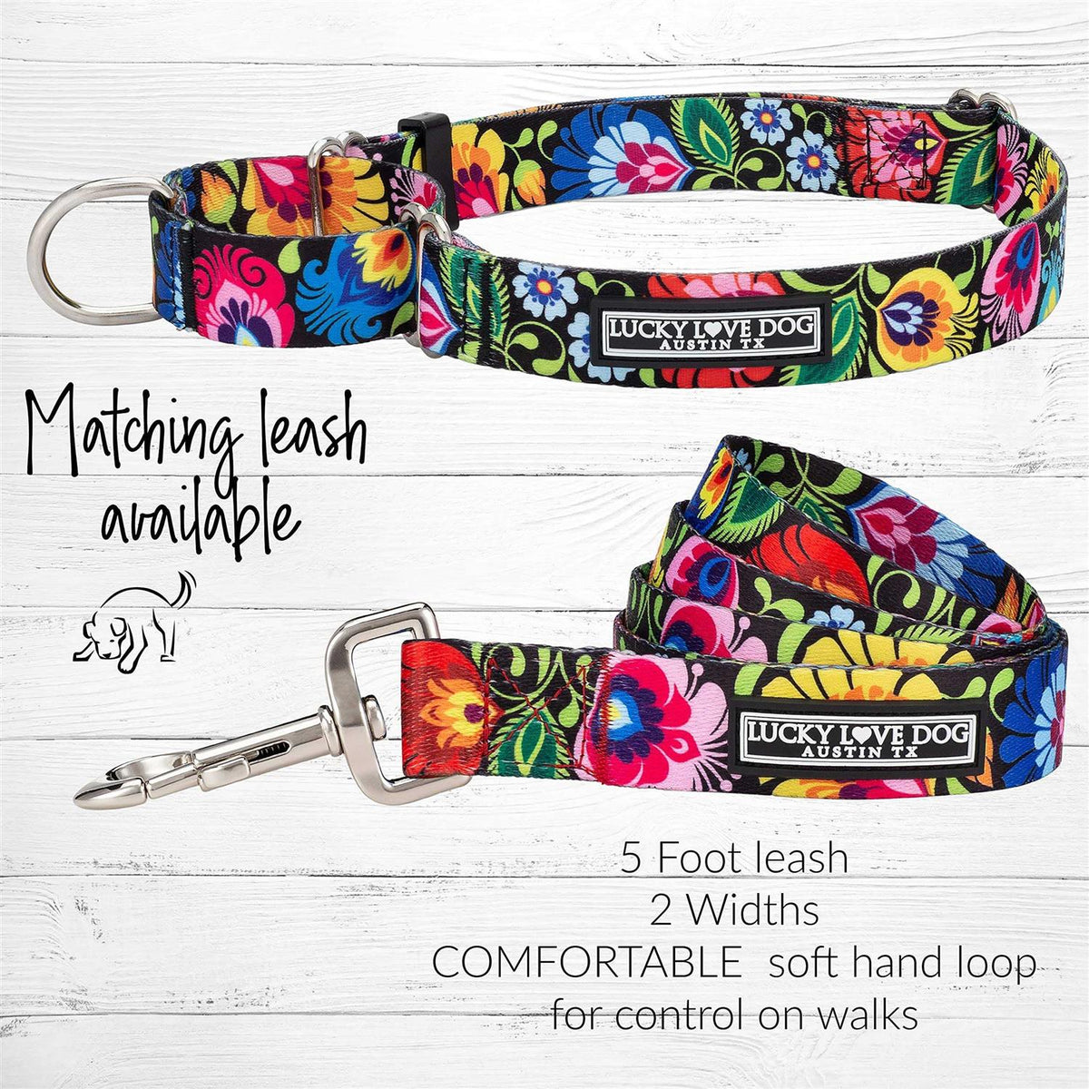 Martingale Dog Collar No Slip B455