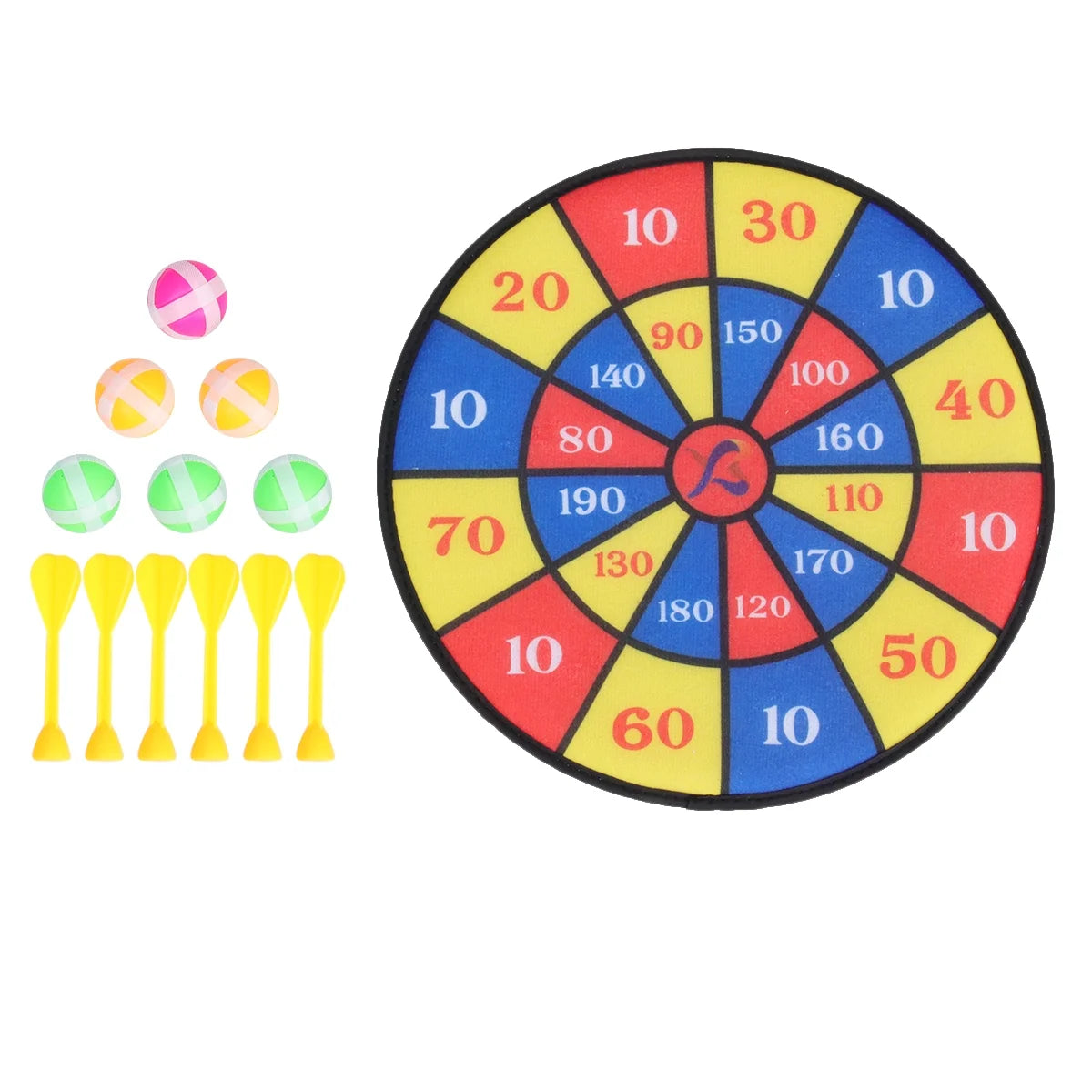 Flocking Dart Board with 4pcs Darts Dartboard Set F349