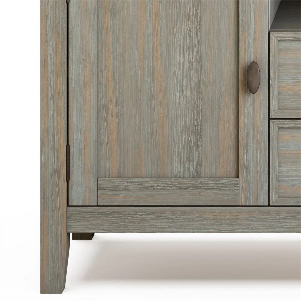 54" Gray Wood TV Media Stand H767241