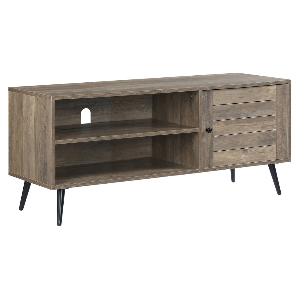 Rustic Oak Black TV Stand C157564