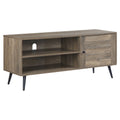 Rustic Oak Black TV Stand C157564