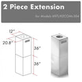 Outdoor Chimney Extension for 12ft Ceiling Y5364