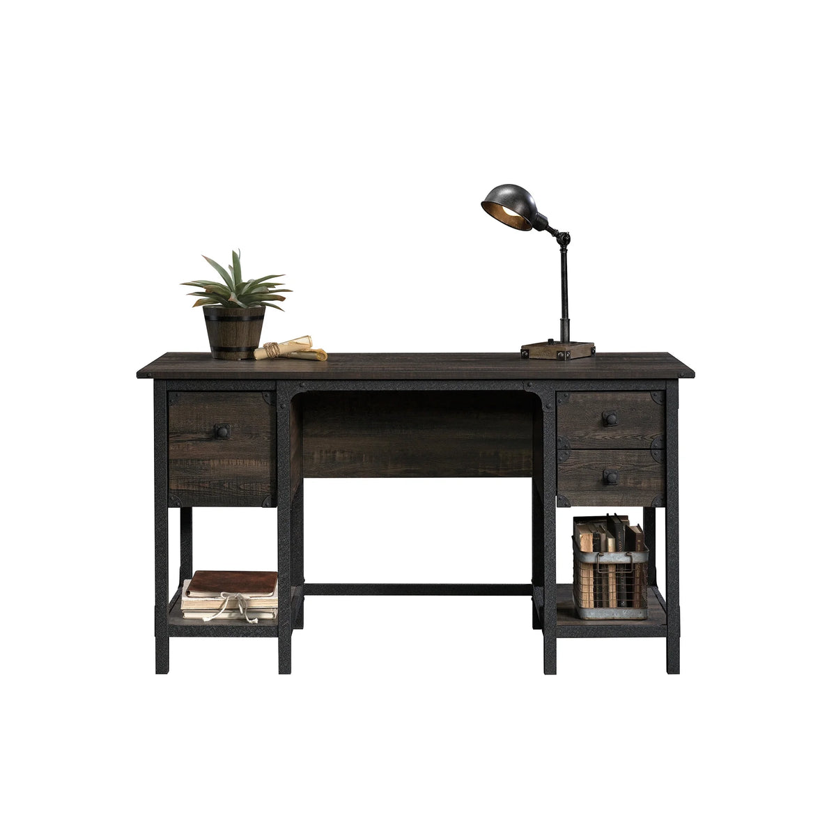 Carbon Oak Small Computer Desk M936238