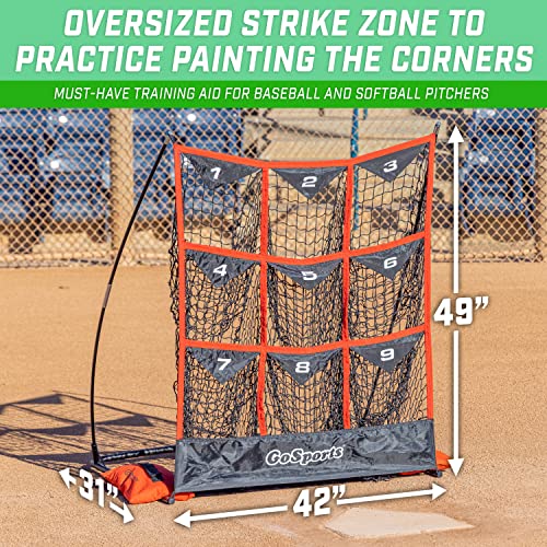 Baseball and Softball Pitching Strike Zone Target Net O254442