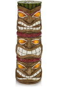 Triple Tiki Totem Solar Powered LED Outdoor Decor Garden U192911