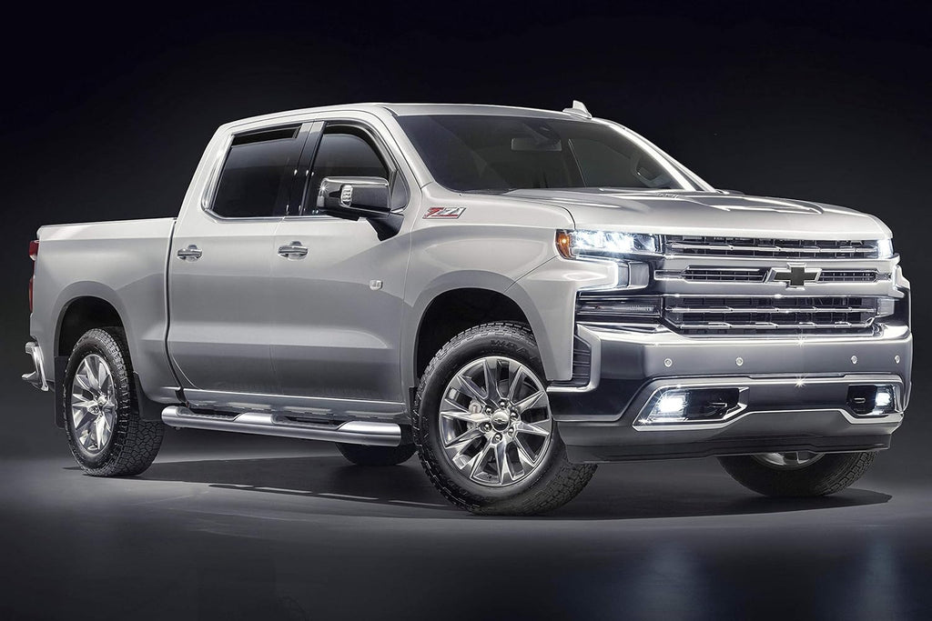 4pcs in-Channel Window Deflectors for Chevrolet Silverado/GMC Sierra 1500 Crew Cab C21854